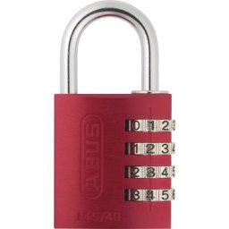 Cadenas à code Abus 145/40 Couleur - Rouge