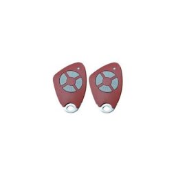 Lot de 2 télécommandes intratone 4 boutons htel200 rouge 09-0117 (ne se programme que par le syndic