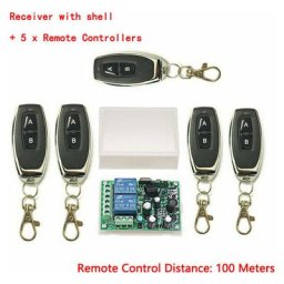 Tophomer - 433MHz rf Interrupteur De Commande a Distance Sans Fil Module De Relais Recepteur