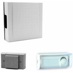 Carillon filaire 2 fils - 1 carillon filaire + 1 alimentation 8 V + 1 Bouton d'appel