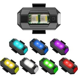 Voyant d'avertissement stroboscopique pour moto - Lumière stroboscopique automatique pour avion