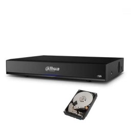 Dahua - dvr 16 canaux hybrid 8 mpx 4 k cvbs hdcvi hdtvi ahd ip disque dur 2 tb