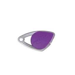 Intratone - Badge électronique violet - badge mifare en inox 08-0109 (ne se programme que par le