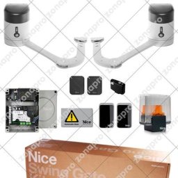 Hykekit Motorisation portail battant avec Commande Bidirectionnelle Nice Nice
