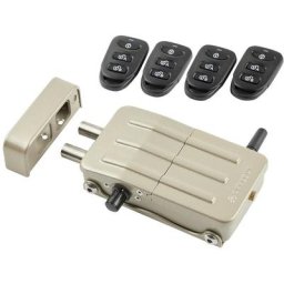 ARREGUI CI10 Verrou électronique, serrure invisible, 4 télécommandes, Doré - Doré