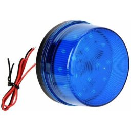 12V bleu signal d'alarme,d'alarme de balise de stroboscope de led bleue clignotant la lumière sans