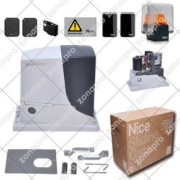 Kit Automatisme Pour Portails Coulissants Jusqu'à 1000kg 24v Nice robus RB1000BDKCE