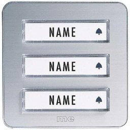 M-e Modern-electronics - 41082 Sonnette sans fil Emetteur éclairée, avec porte-nom