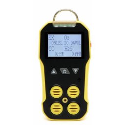 Détecteur de gaz portable multifonctionnel 4 en 1 (O2 + H2S + co + lie) Écran lcd de 2 pouces