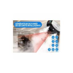 Générateur de Brouillard Sécurité Antivol Sans fil Wifi Caméra Surveillance JT-043S 360° HD 1080P