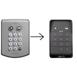 Somfy - Clavier à code radio rts 1841030 pour piloter les motorisations 2 relais - - 2400625.