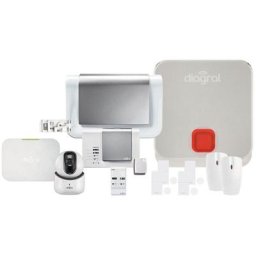 Pack alarme connectée compatible animaux DIAG18CSF - Blanc