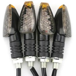 4 pièces/ensemble universel moto Led clignotants longs courts clignotants clignotants clignotants
