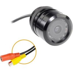 Caméra de recul de voiture universelle à vision nocturne à 9 LEDs