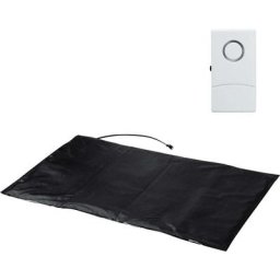 Tapis de contact avec alarme PENTATECH Indexa noir 95 dB 33620