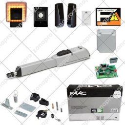 Faac - kit 415 l 230V 104417 Automatisme pour portail battant Swing Max Leaf 4mt - leaf version: 1
