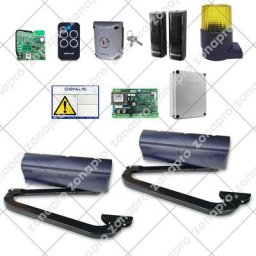 Faac Genius Kit pour Automatisme de Portail Battant trigon 02 6170150 230V Max 3mt - version