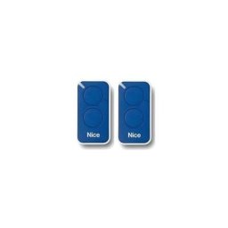 Nice - Lot de 2 télécommandes inti2 bleu - émetteur à code tournant era inti 2 - 433.92 mhz