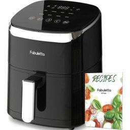Friteuse sans Huile 4L, Air fryer 1680W, Friteuse à Air Chaud avec 9 Programmes, 65 à 230 °c,