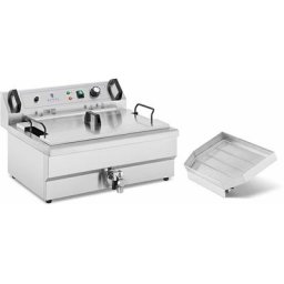 Royal Catering - Friteuse à Beignets Friteuse à Donut Friteuse Pâtisserie Inox 16 l 3000 w - Beige,