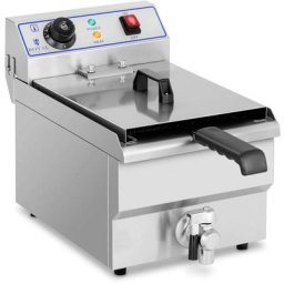 Friteuse Électrique Professionnelle Friteuse Restaurant Robinet 230 v 10L 3200 w - Bleu