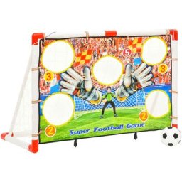 Ensemble de buts de football enfant avec panneau 120x51x77,5 cm Vidaxl Multicolore