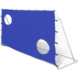 But de Football avec Cibles 240 x 92 x 150 cm vidaXL - Bleu