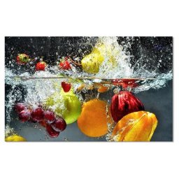Tableau cocktail de fruits h2o , 80x50cm
