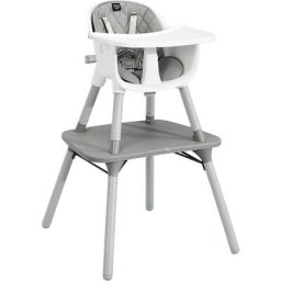 5 en 1 Chaise Haute Évolutive pour Bébé 6-36 Mois,Harnais à 5 Points, Coussin Amovible&Plateau
