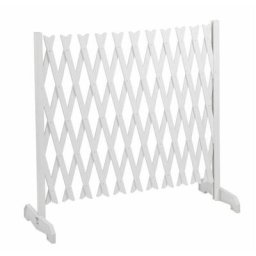 Barrière de protection extensible blanche plastique
