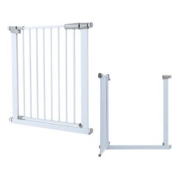 Barriere de Securite porte et escalier 75-82cm sans perçage, adaptée pour les enfants ,animaux