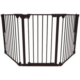 Noma - Barrière de sécurité à 3 panneaux Modular Métal Noir Noir