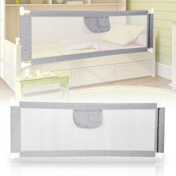 Randaco - Barrière de Lit Extra-Large de Protection de Lit pour Tout-Petit 200 cm Accessoire de