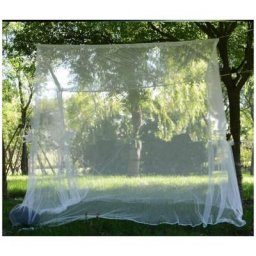 BDD - Moustiquaire Extérieur Moustiquaire xxl Jardin, Moustiquaire de Lit Double, Carrée