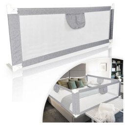 Barrière de Lit Extra-Large de 200 cm Protection de Lit pour Tout-Petit Accessoire de Chambre pour