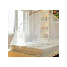 Avosdim - Moustiquaire lit & jardin dôme pop up fermeture zippée 150 x 200 cm