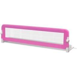 Barrière de lit pour enfants 150x42 cm Rose Vidaxl Rose