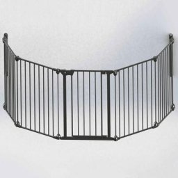 Noma - Barrière de sécurité à 5 panneaux Modular Métal Noir 94238 Noir