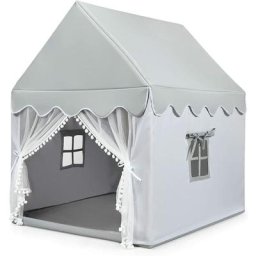Costway - Tente de Jeux pour Enfants, Cabane de Style Princesse en Coton, Cadeau pour Garçons et