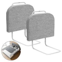 Barrière de lit réglable en hauteur 100 cm Anti-chute Tube en acier réglable de 40 à 60 cm Pour lit