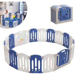 Hengmei - Parc bébé Passenger Baby Playpen Barrier Barrière Centre d'activité pliable en plastique