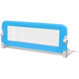 Barrière de lit pour enfants 102x42 cm Bleu Vidaxl Bleu