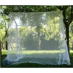 Moustiquaire Extérieur Moustiquaire xxl Jardin, Moustiquaire de Lit Double, Carrée Moustiquaire