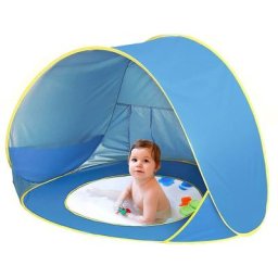 GP - Baby Beach Beach Tent Shade Splash Tente (Bleu clair)