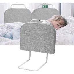 Barrière de lit réglable en hauteur 50 cm Anti-chute Tube en acier réglable de 40 à 60 cm Pour lit