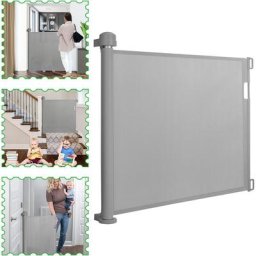 Barrière de sécurité Barrière de sécurité pour escalier, Extensible de 0 à 180 cm, pour bébés et