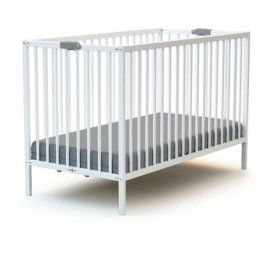 WEBABY - Lit bébé pliant 60x120 - Blanc