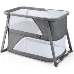 Berceau pour Bébé Pliage 3 en 1 Parc Bébé avec Matelas Fonction Balancelle Parois Latérales en