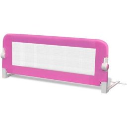 Barrière de lit pour enfants 102x42 cm Rose Vidaxl Rose