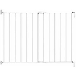 Noma - Barrière de sécurité extensible 62-102 cm Métal Blanc 93361 Blanc